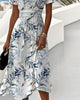 Lanni | Elegantes Kleid mit botanischem Print