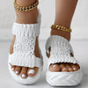 Vanessa | Bequeme einfarbige Sandalen für Damen
