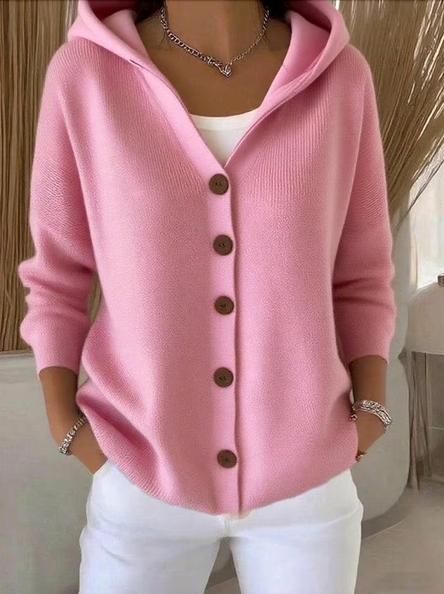 Layla™ | Klassische Damenstrickjacke mit langen Ärmeln