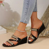 Madison | Elegante Party-Sandalen mit funkelnden Kristallen
