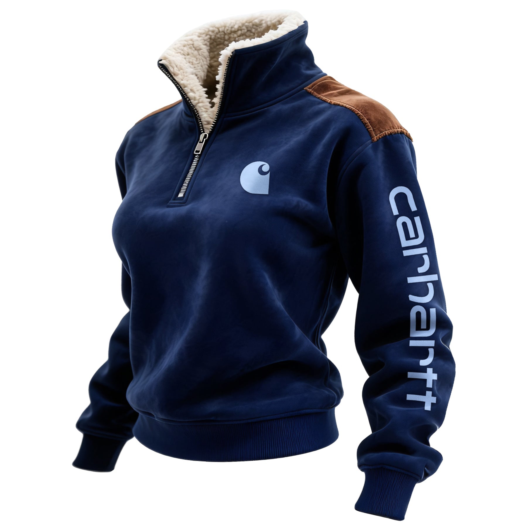 Tenna | Fleecegefütterter Suede-Zip