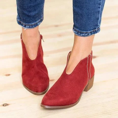 Deliasa | Damen-Stiefel mit Blockabsatz
