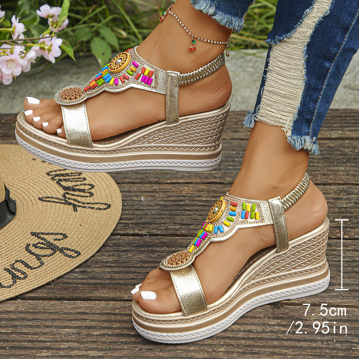 Yuri | modische Damensandalen aus weichem Leder für den Sommer