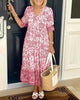 Meredith™ | Boho-Stil Kleid mit V-Ausschnitt