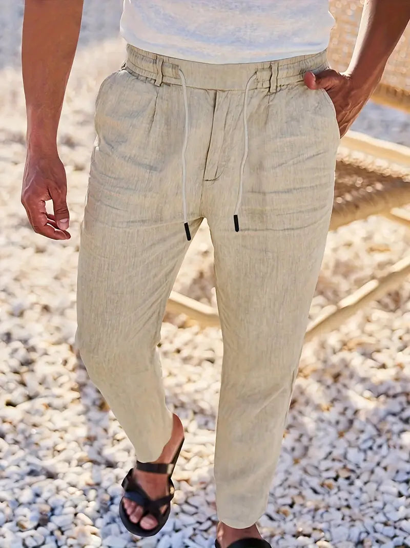 Jacob | modische lockere Leinenhose für den Sommer