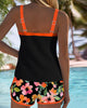 Laluna | Bequemer geblümter Tankini Combo