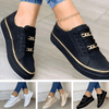 Levana™ – Modische Sneakers mit Ketten-Design - Schwarz / 36