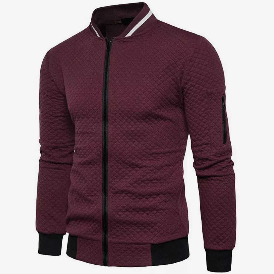 Ruppert | Jacquard Zip-Bomberjacke