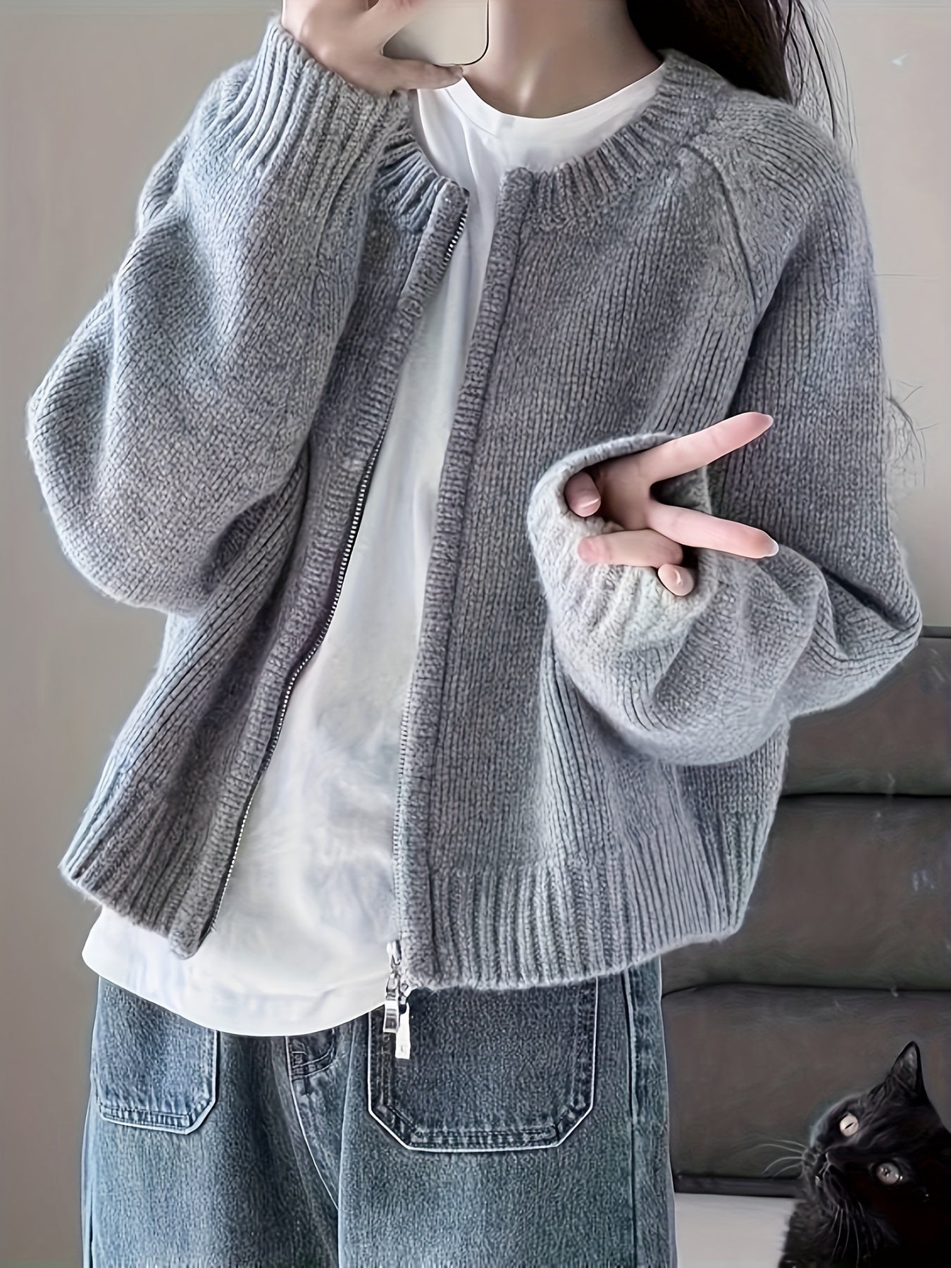 Baliasy | Legere Damen-Strickjacke