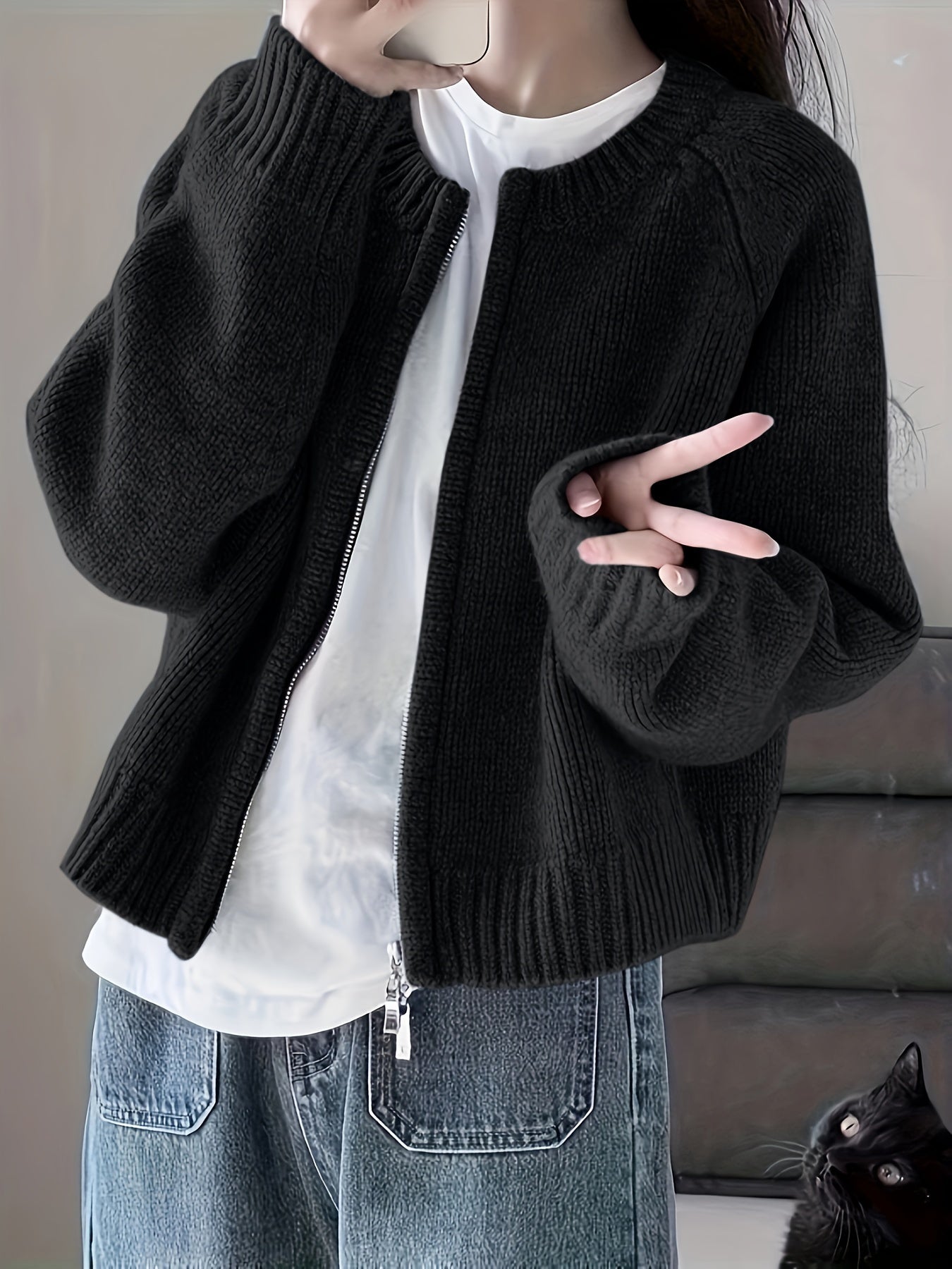 Baliasy | Legere Damen-Strickjacke