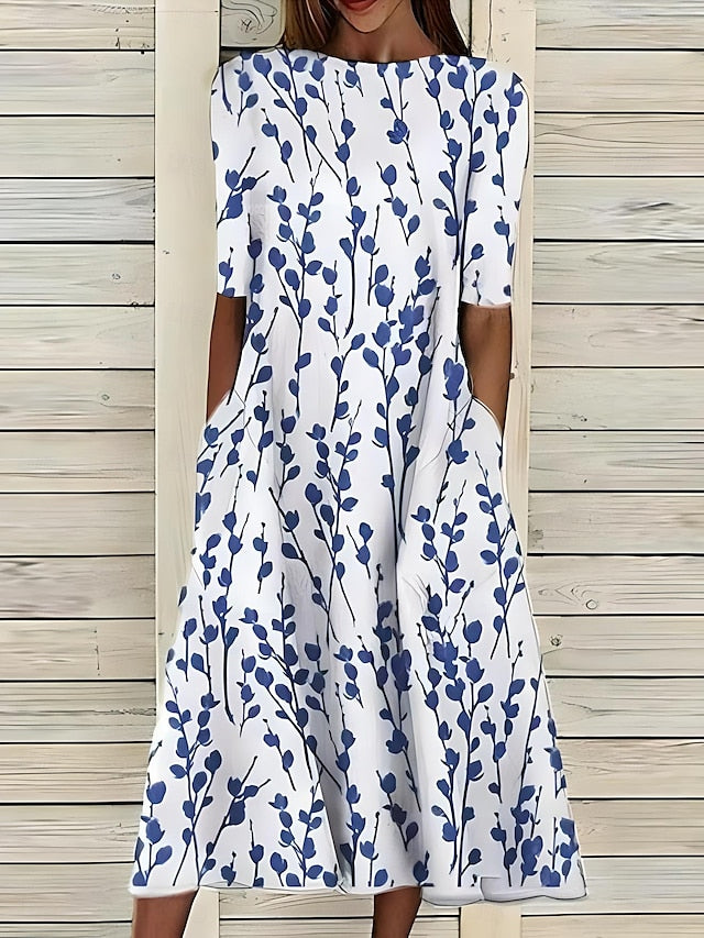 Hannah | modisches Midi-Kleid für den Sommer