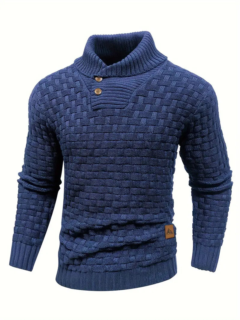 Valentino™ – Eleganter Feinstrickpullover - Blau / S