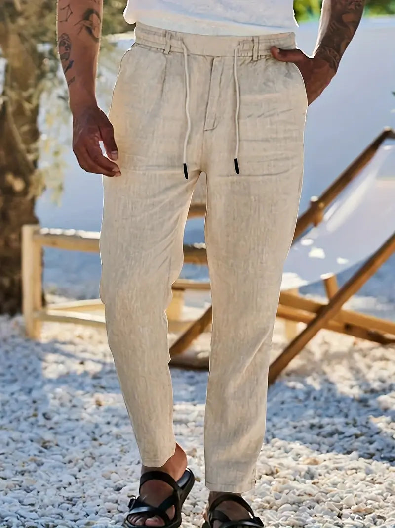 Jacob | modische lockere Leinenhose für den Sommer