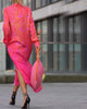 Keyla | modisches Kleid mit Leopardenmuster und Schlitz
