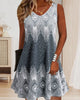 Alexandra | Feminines Kleid mit V-Ausschnitt und floralen Druck