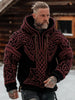 Paul | Wikinger-Strickpullover mit Kapuze