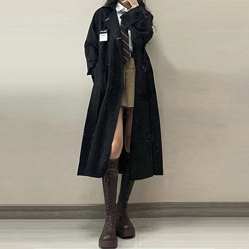 Alarica | Eleganter Übergangsmantel mit doppelter Knopfleiste