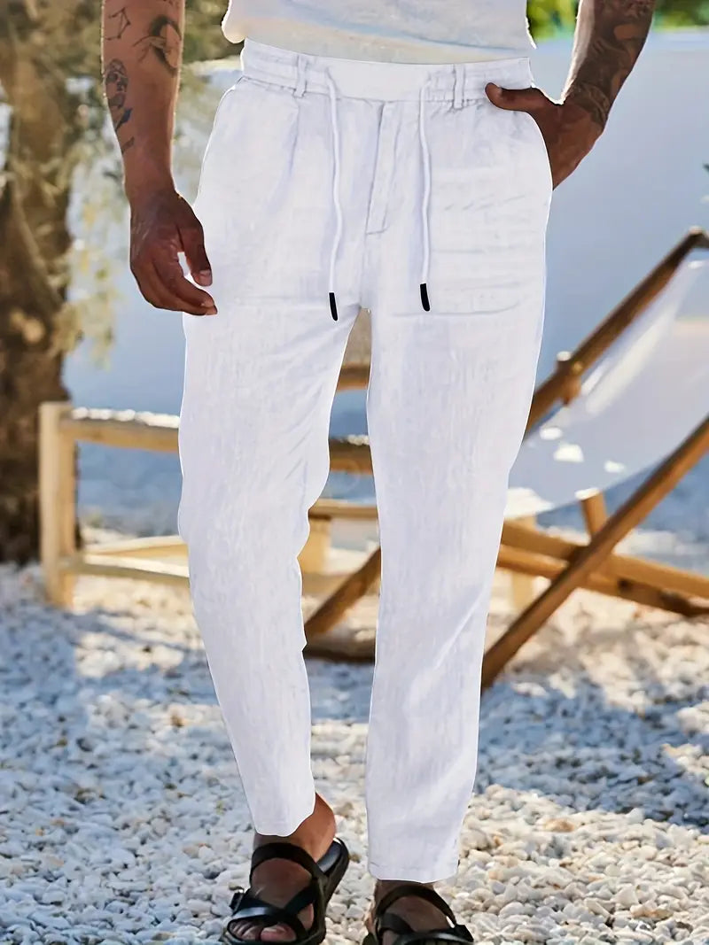Jacob | modische lockere Leinenhose für den Sommer