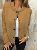 Feli | Femininer Cardigan-Pullover mit Knopfleiste