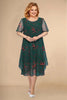 Mhira | Blüten-Chiffonkleid