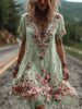 Azalea™ | Elegant schwingendes Kurzarmkleid im Vintage-Stil
