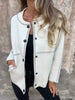 Feli | Femininer Cardigan-Pullover mit Knopfleiste