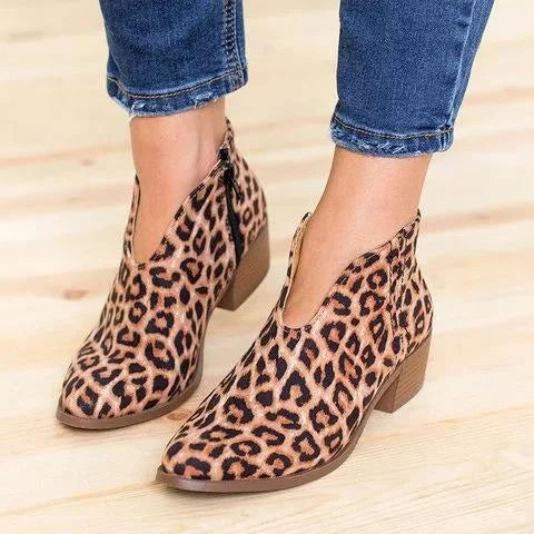 Deliasa | Damen-Stiefel mit Blockabsatz