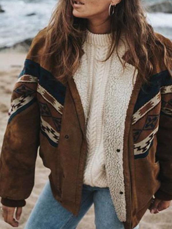 Era | Warme Winterjacke mit ethnischem Design