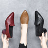 Lydia | klassische Damenschuhe aus weichem Leder mit Stickerei.