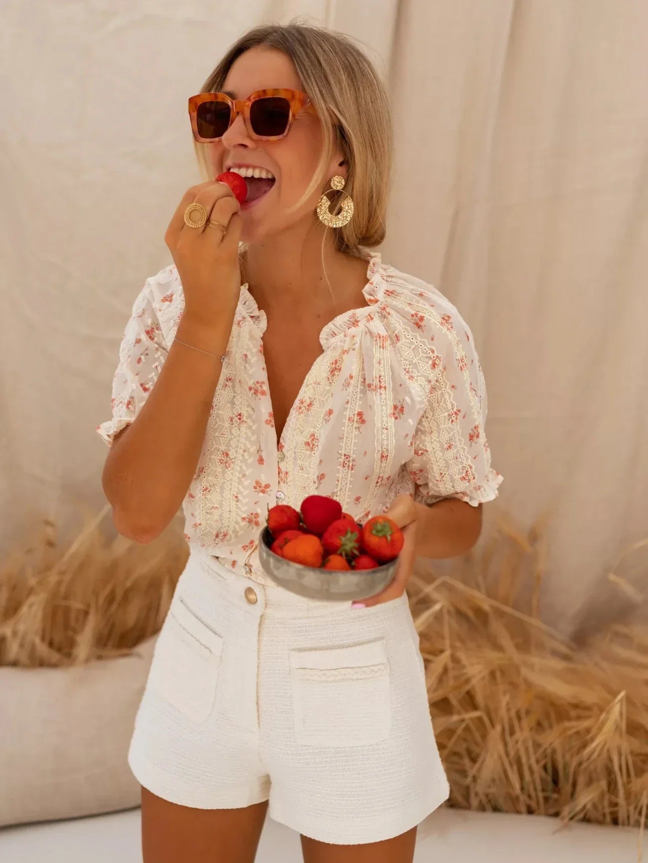 Eli | Blümchenbluse mit Sommercharme