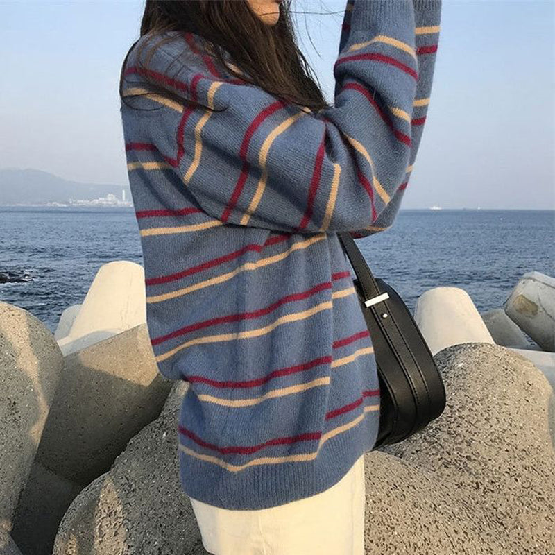 Carlota | Gestreifte Winterpullover