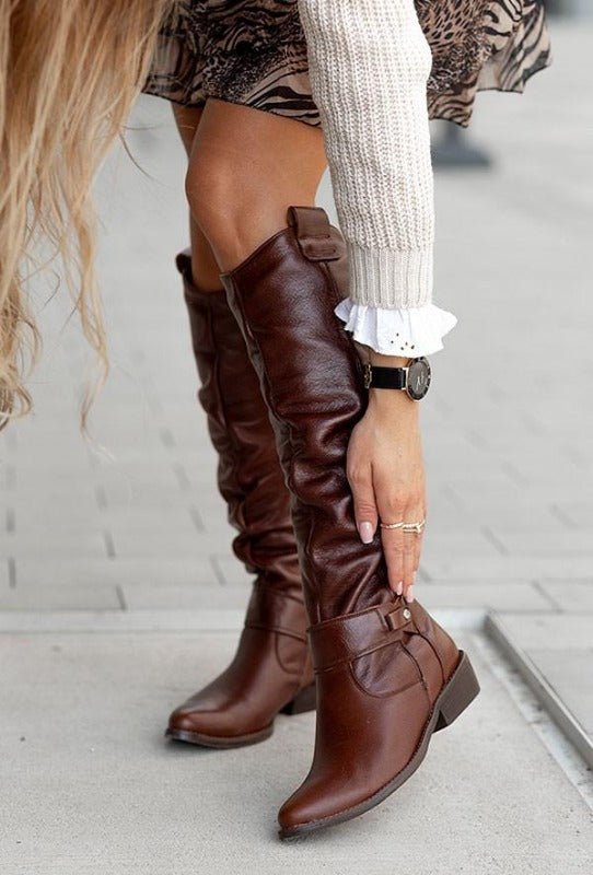 Ruby | stilvolle Lederstiefel, perfekt für jeden Anlass.