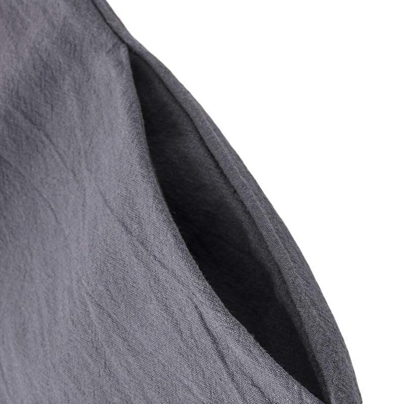 Reniza | Asymmetrische lange Tunika mit Rundhalsausschnitt