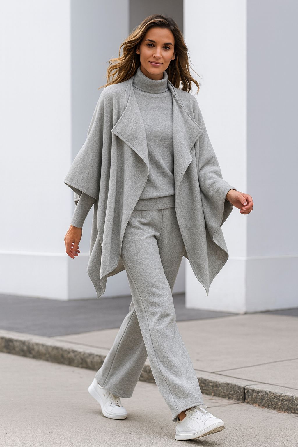 Lella | Strick-Set mit Strickjacke, Oberteil und Hose
