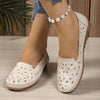 Azal | Blumige perforierte Loafer