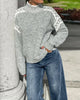 Zuvey | Gemusterter Rollkragenpullover