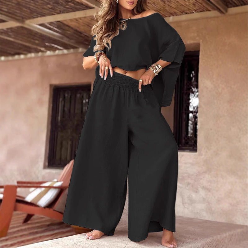 Kaiya | bequemes zweiteiliges Set für sommerliche Tage
