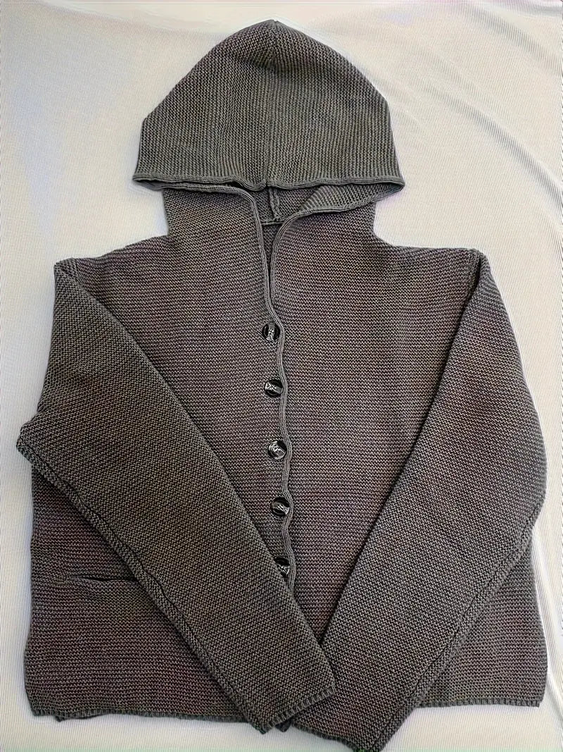 Hallie™ | Modische Strickjacke mit Knopfleiste