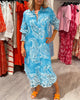 Alainy | Vibrierendes Midikleid mit Paisleymuster