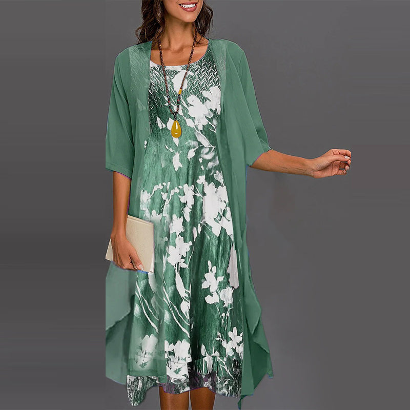 Dhara | Chic & bequem – Blusen- und Kleid-Ensemble