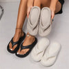 Gisel | Damen-Plateau-Flip-Flops mit weicher Sohle