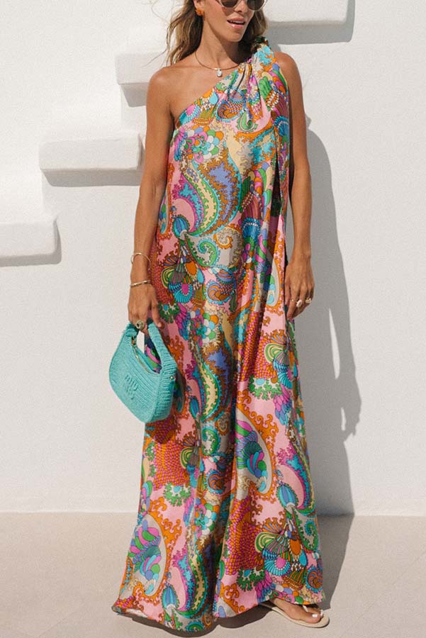 Daya | Maxi-Satinkleid