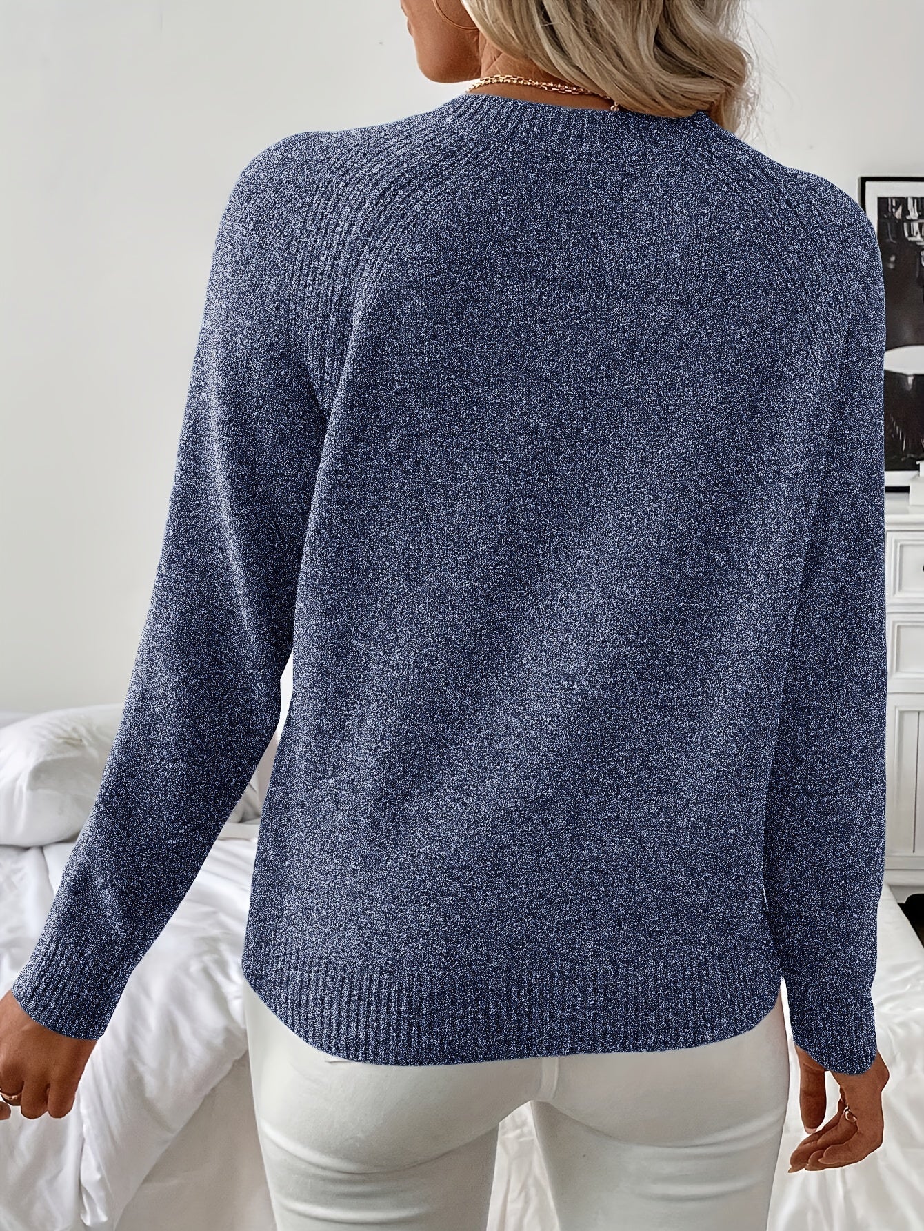 Luvey | Strickpullover mit Perlen