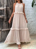 Jovilyn | Ärmelloses Kleid mit Rüschen