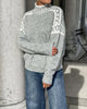 Zuvey | Gemusterter Rollkragenpullover