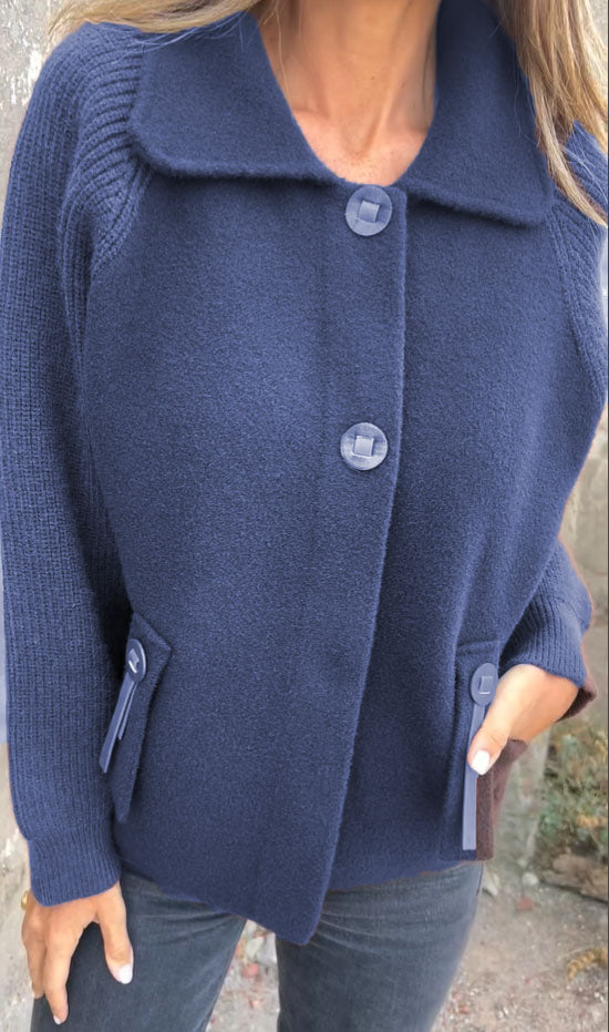 Loretta | Gemütliche Baumwoll-Strickjacke