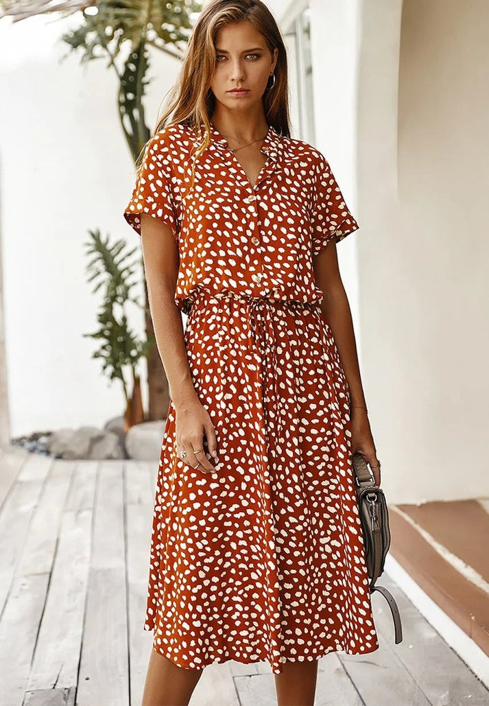 Maybelle | V-Ausschnitt-Kleid