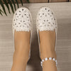 Azal | Blumige perforierte Loafer