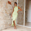 Ammie | Elegantes tailliertes Neckholder-Kleid
