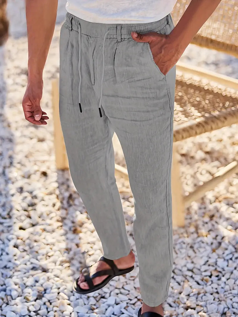 Jacob | modische lockere Leinenhose für den Sommer